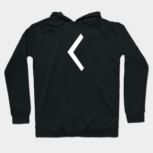 C – Greek Mythology - White Letter C Hoodie